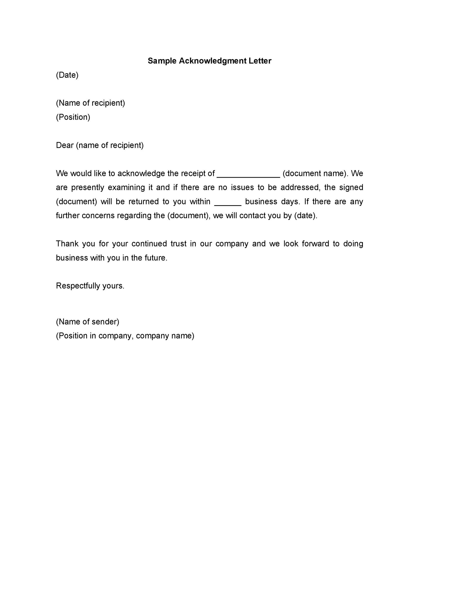 acknowledgement template for thesis