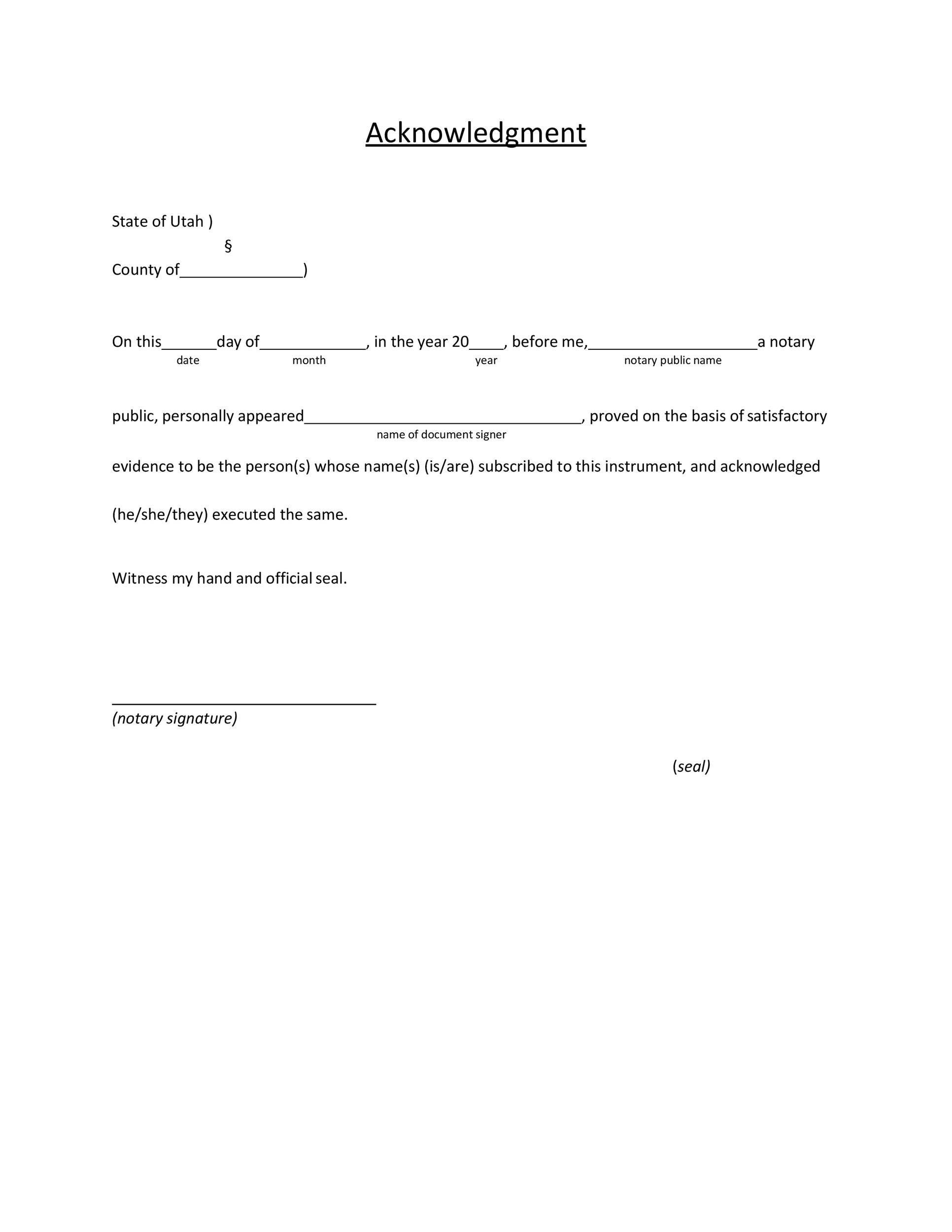 phd acknowledgement template