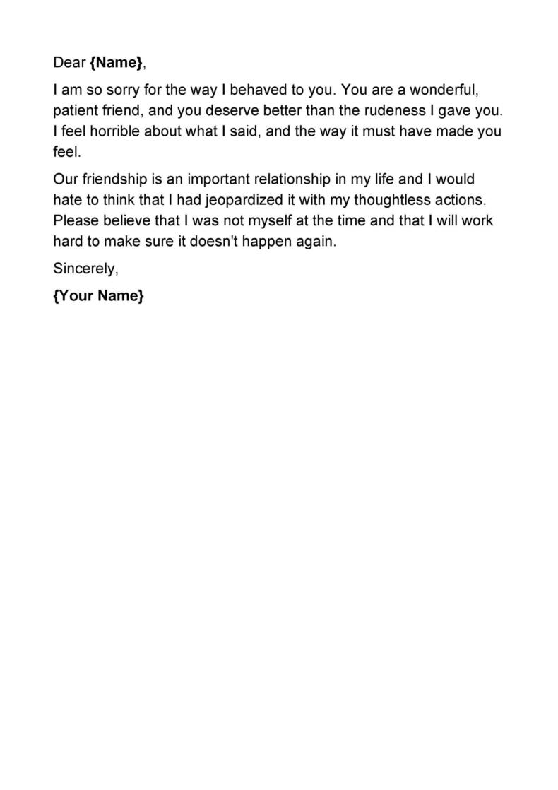 2 page essay apology