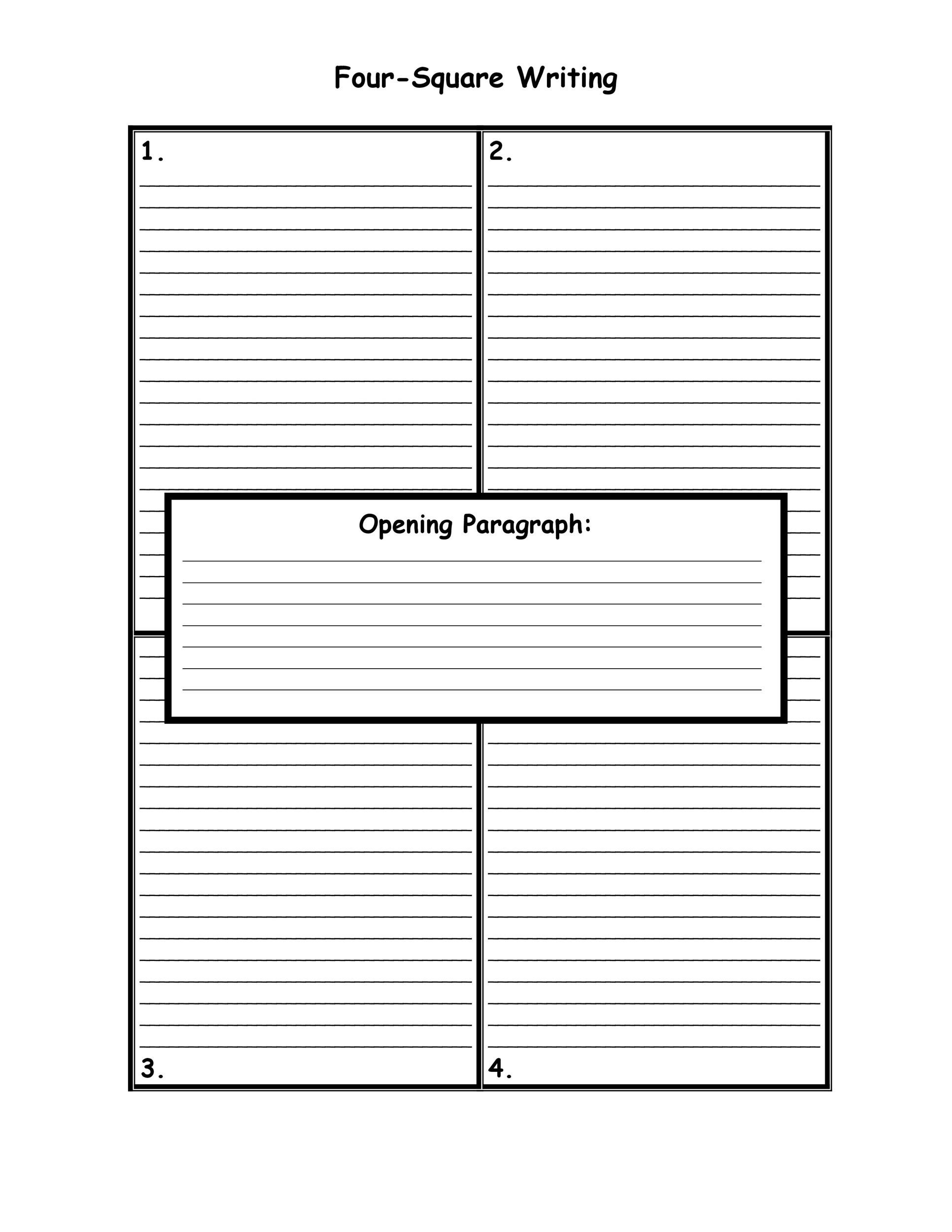 Free lined paper template 10
