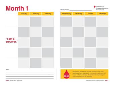 40 Great Medication Schedule Templates (+Medication Calendars)