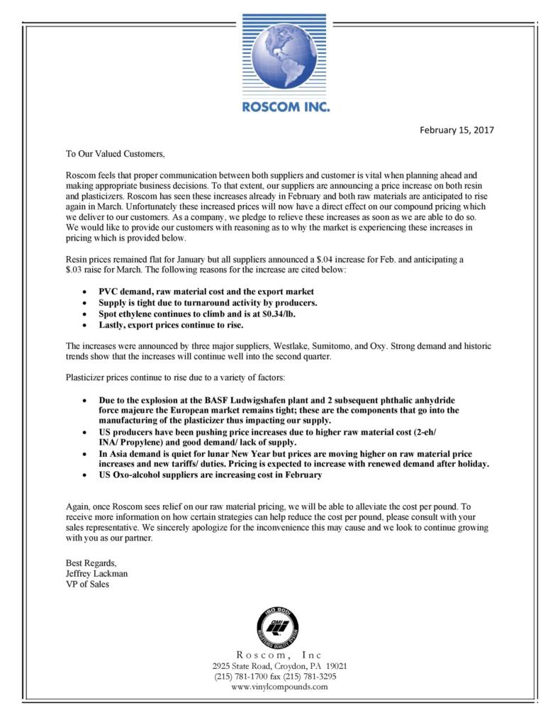 50 Effective Price / Rate Increase Letters (+Tips) ᐅ TemplateLab