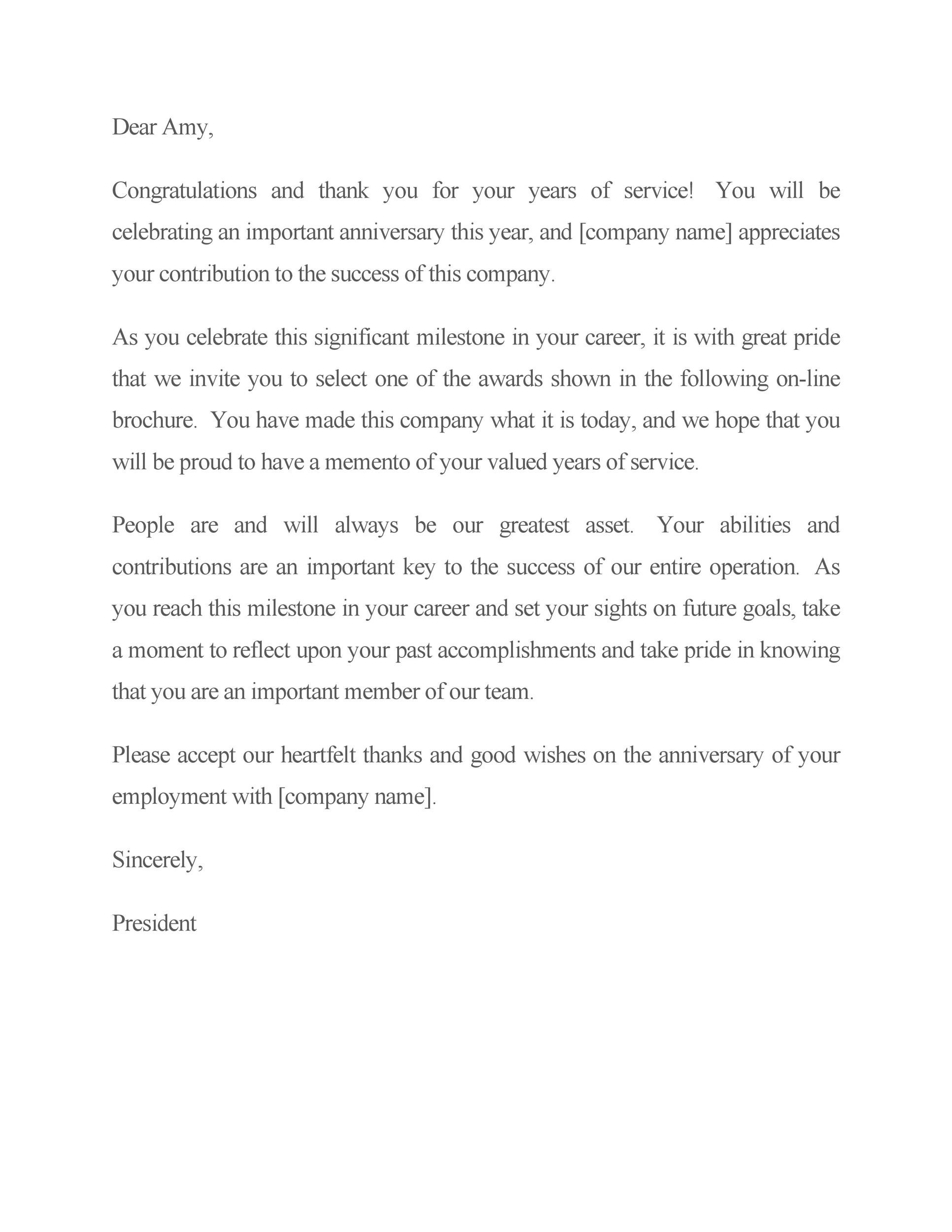Free recognition letter 21