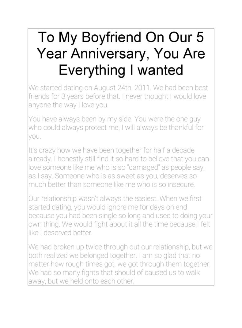 50 Romantic Anniversary Letters (for him or her) ᐅ TemplateLab