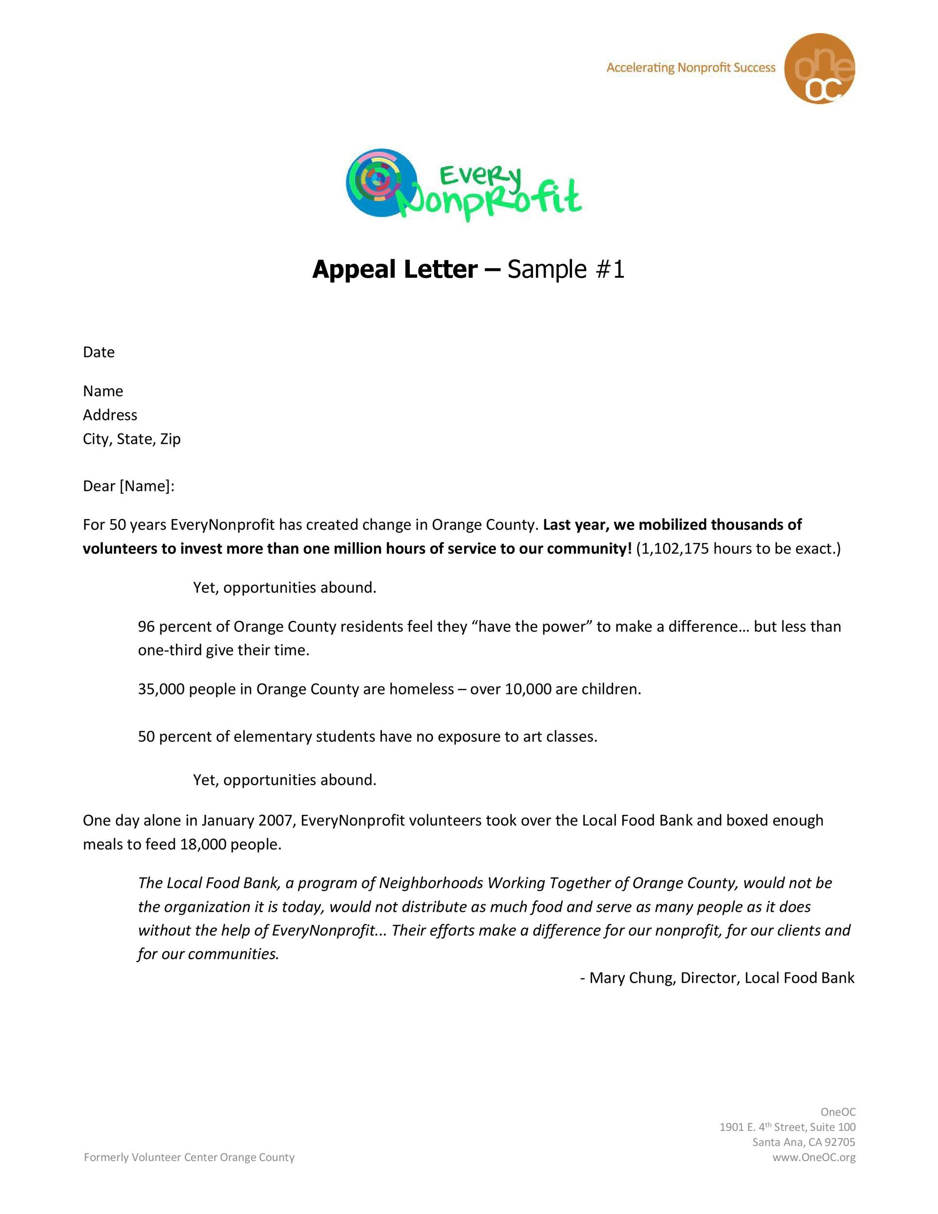 Free appeal letter 08