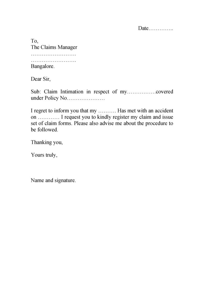 49 Free Claim Letter Examples How to Write a Claim Letter?