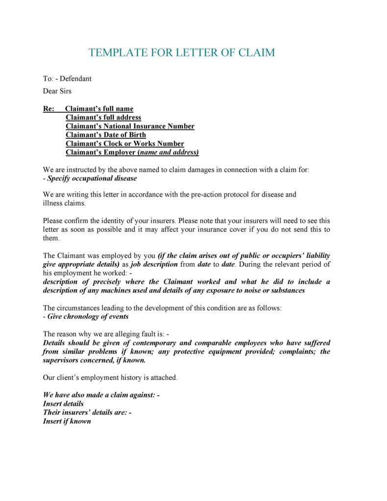 49 Free Claim Letter Examples How To Write A Claim Letter 49-free-claim-letter-examples-how-to-write-a-claim-letter