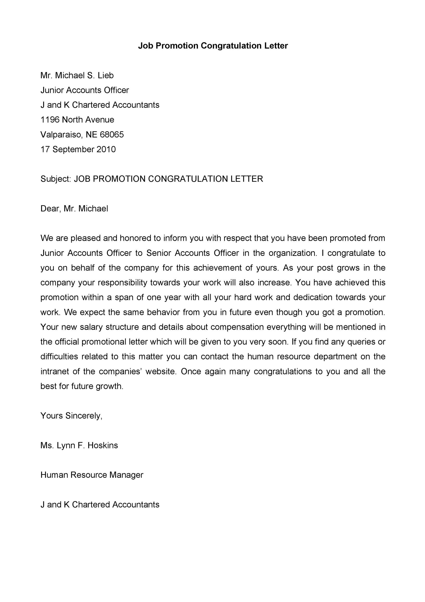 Free promotion letter 02