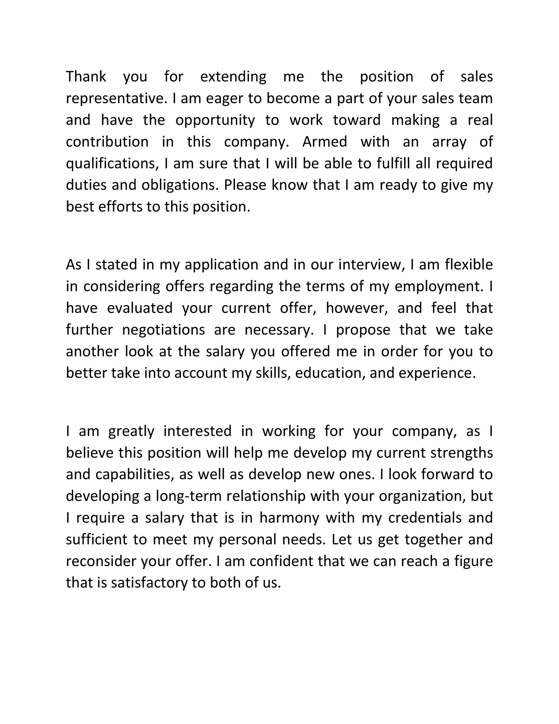Free salary negotiation letter 42