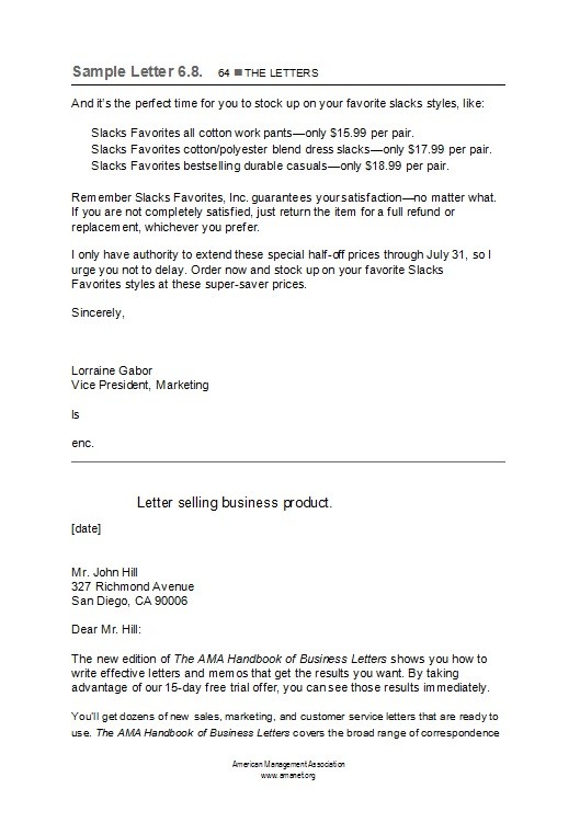 Best Sales Letter Examples from templatelab.com