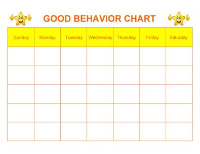 42 Printable Behavior Chart Templates [for Kids] ᐅ TemplateLab