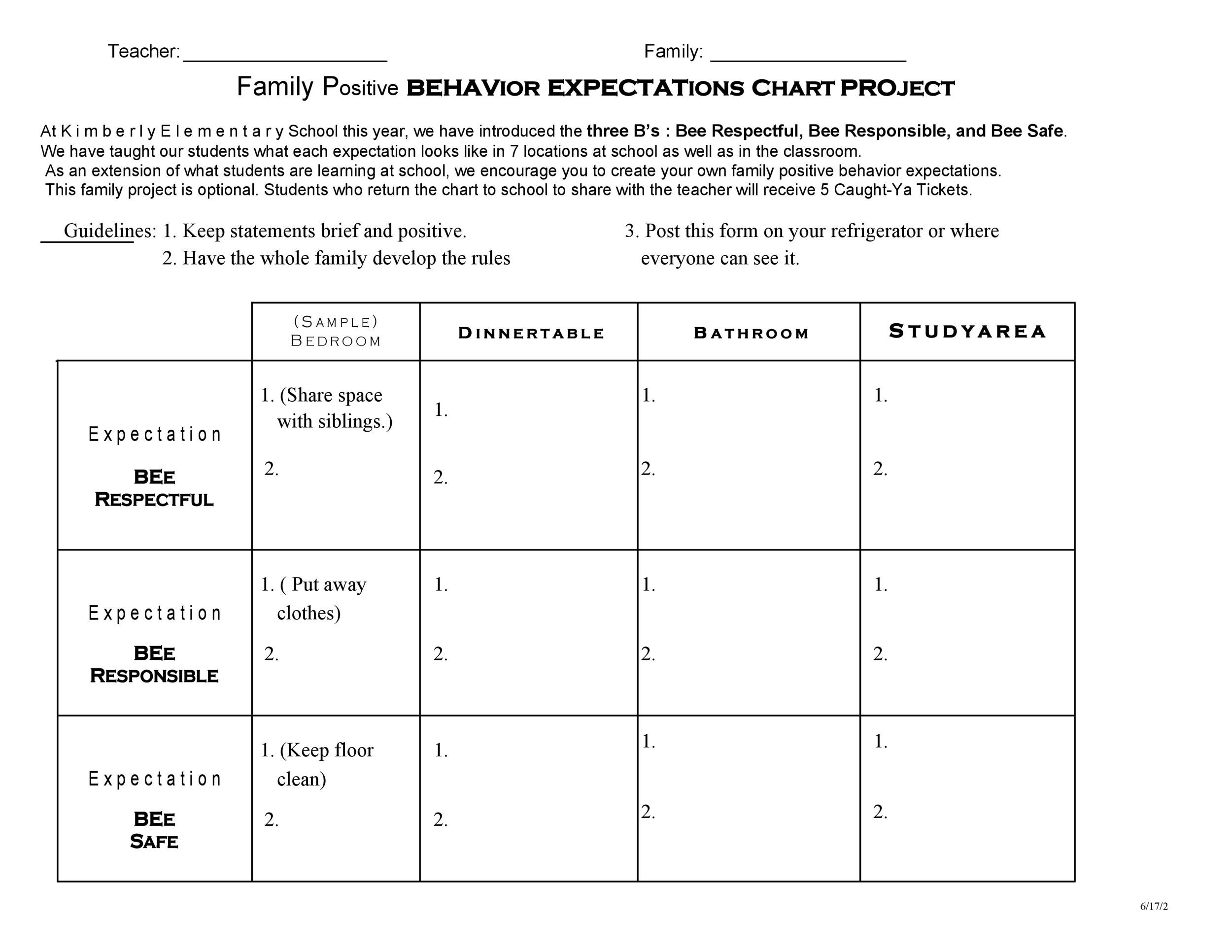 Free behavior chart 41