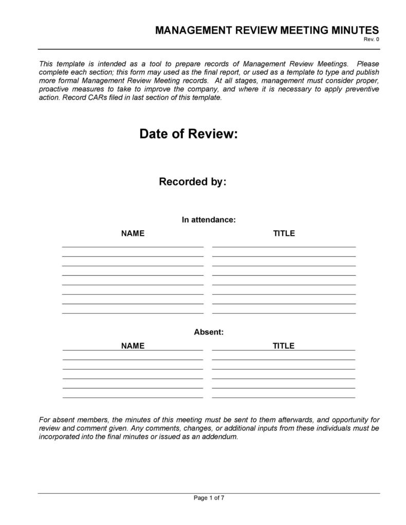 33 Professional Corporate Minutes Templates (Word/PDF) ᐅ TemplateLab