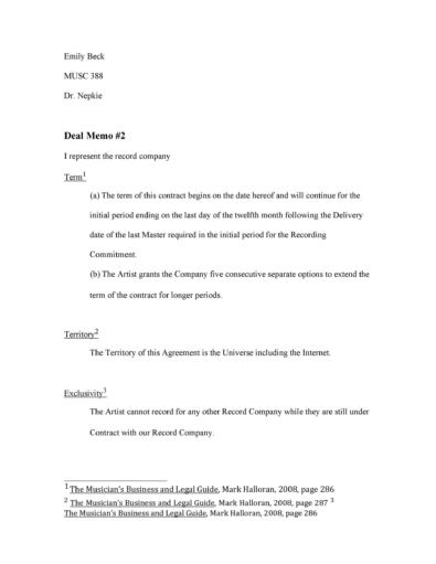 50 Simple Deal Memo Templates (& Layouts) ᐅ TemplateLab