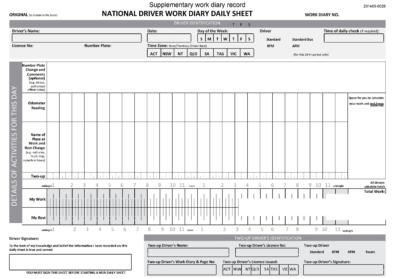 50 Printable Driver's Daily Log Books [Templates & Examples]