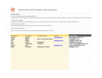 37 Free Email List Templates (PDF, MS Word & Excel) ᐅ TemplateLab