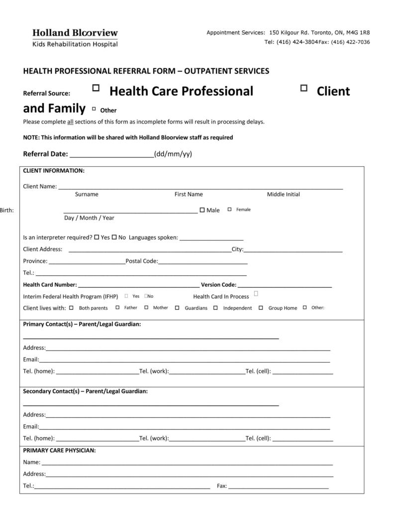 50-referral-form-templates-medical-general-templatelab