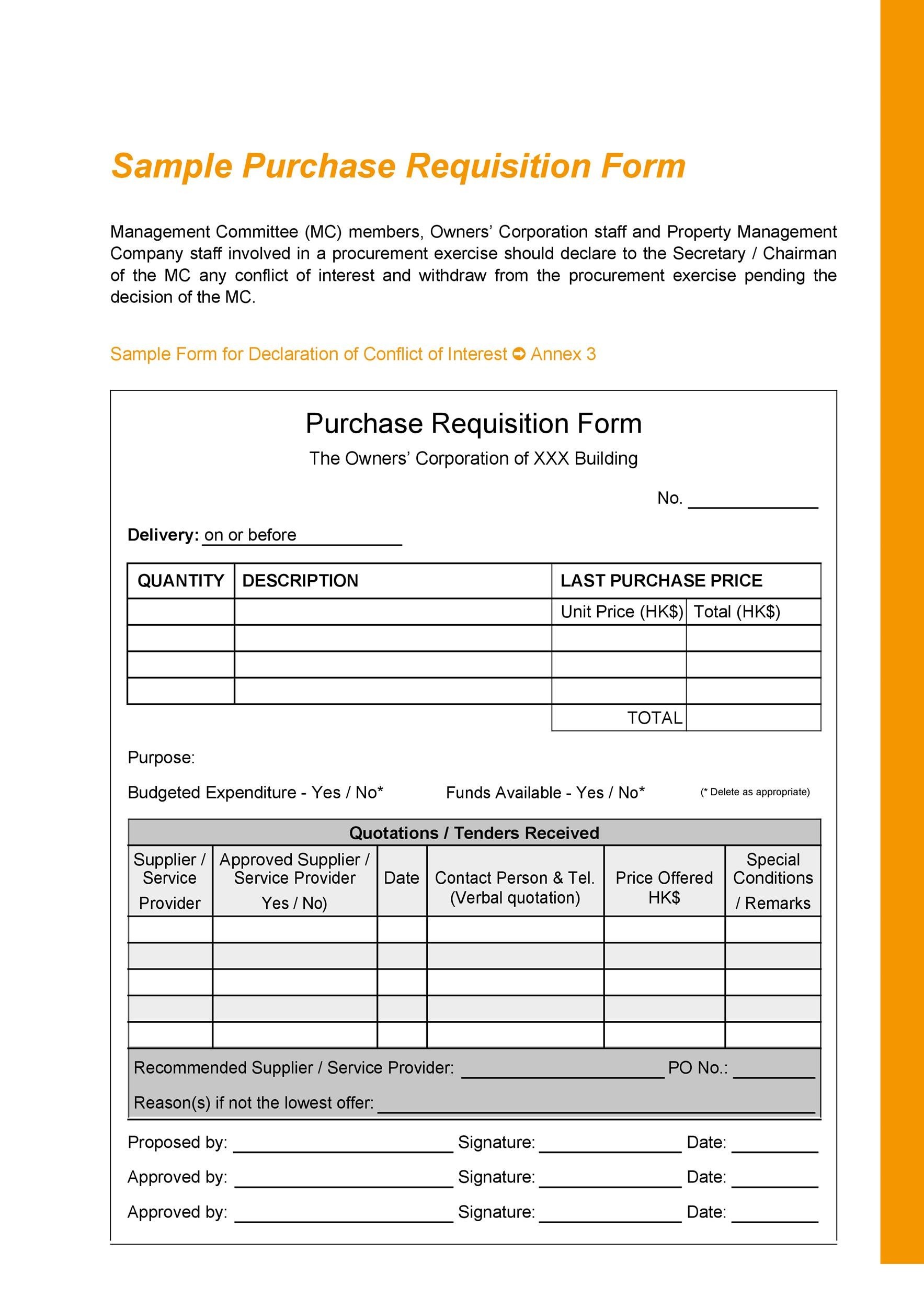 Free requisition form 06