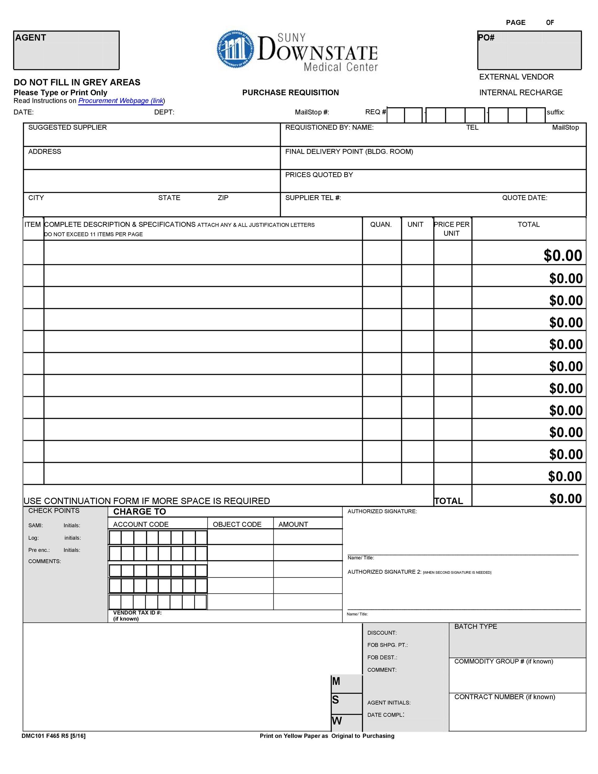 Free requisition form 08