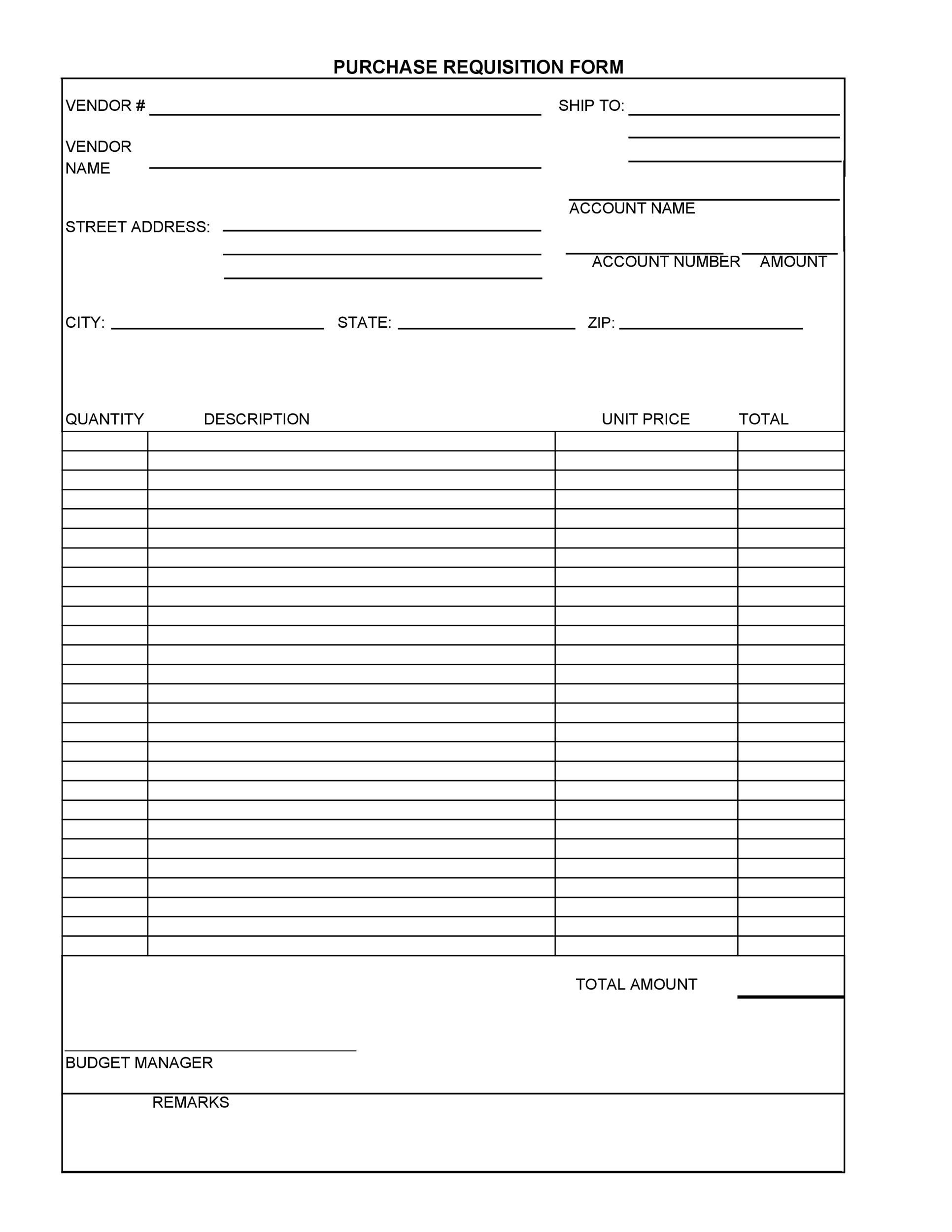 Free requisition form 31