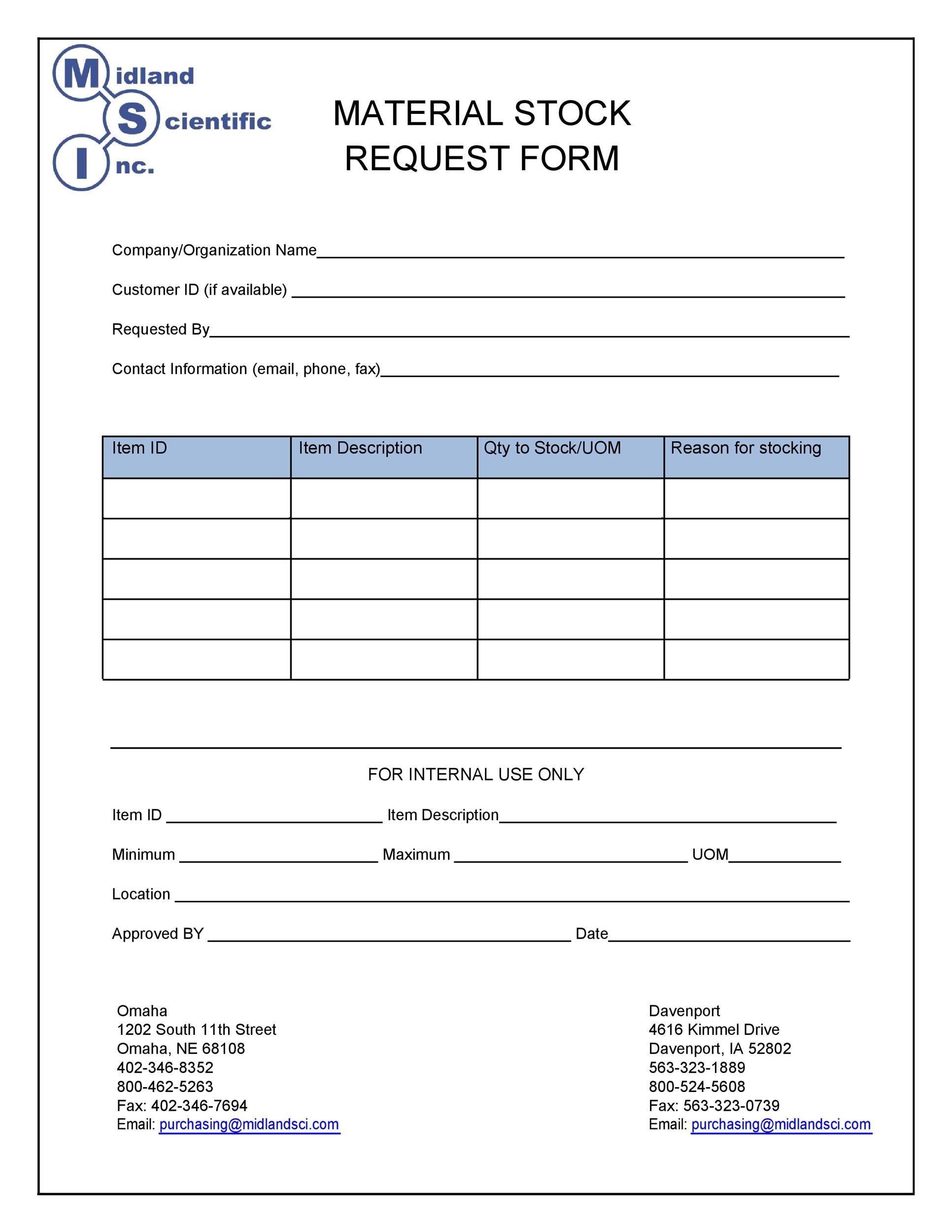 Free requisition form 43