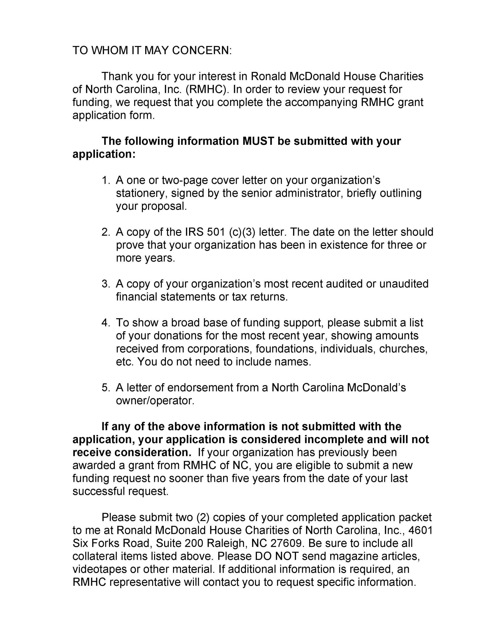 To Whom It May Concern Capitalization Cover Letter from templatelab.com