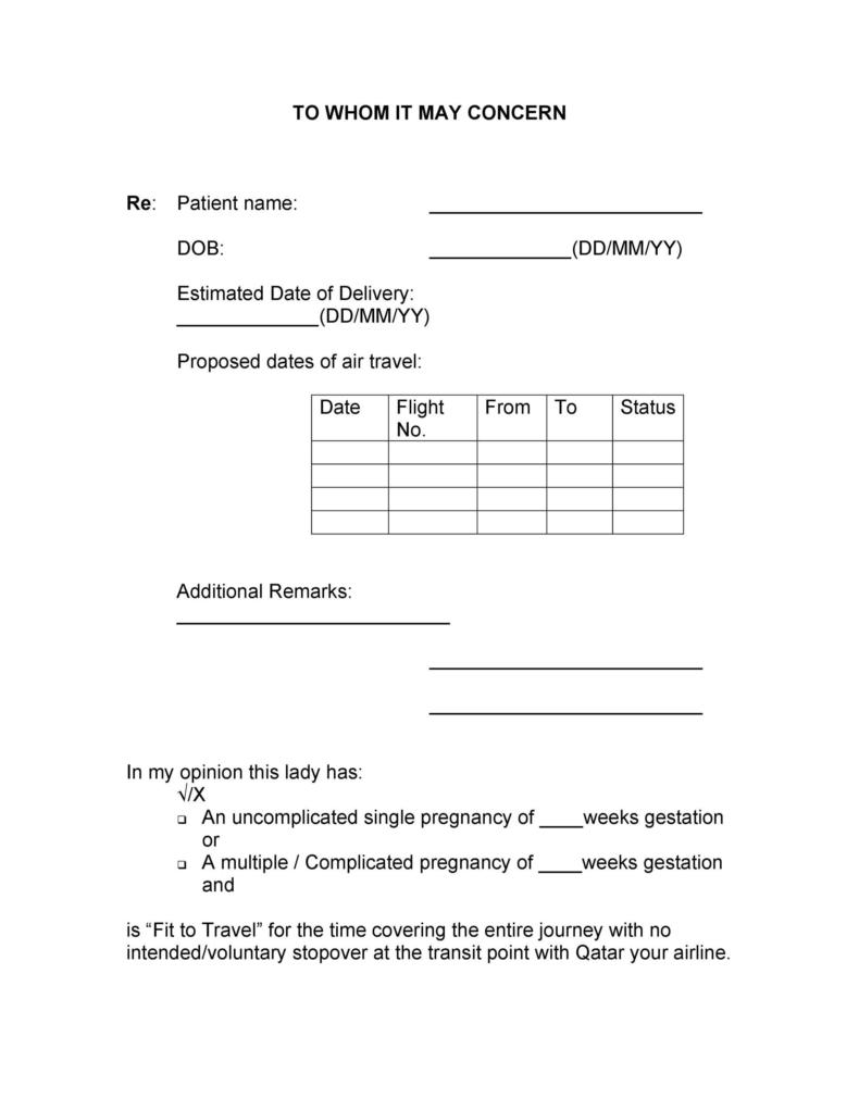 50 To Whom It May Concern Letter & Email Templates ᐅ TemplateLab