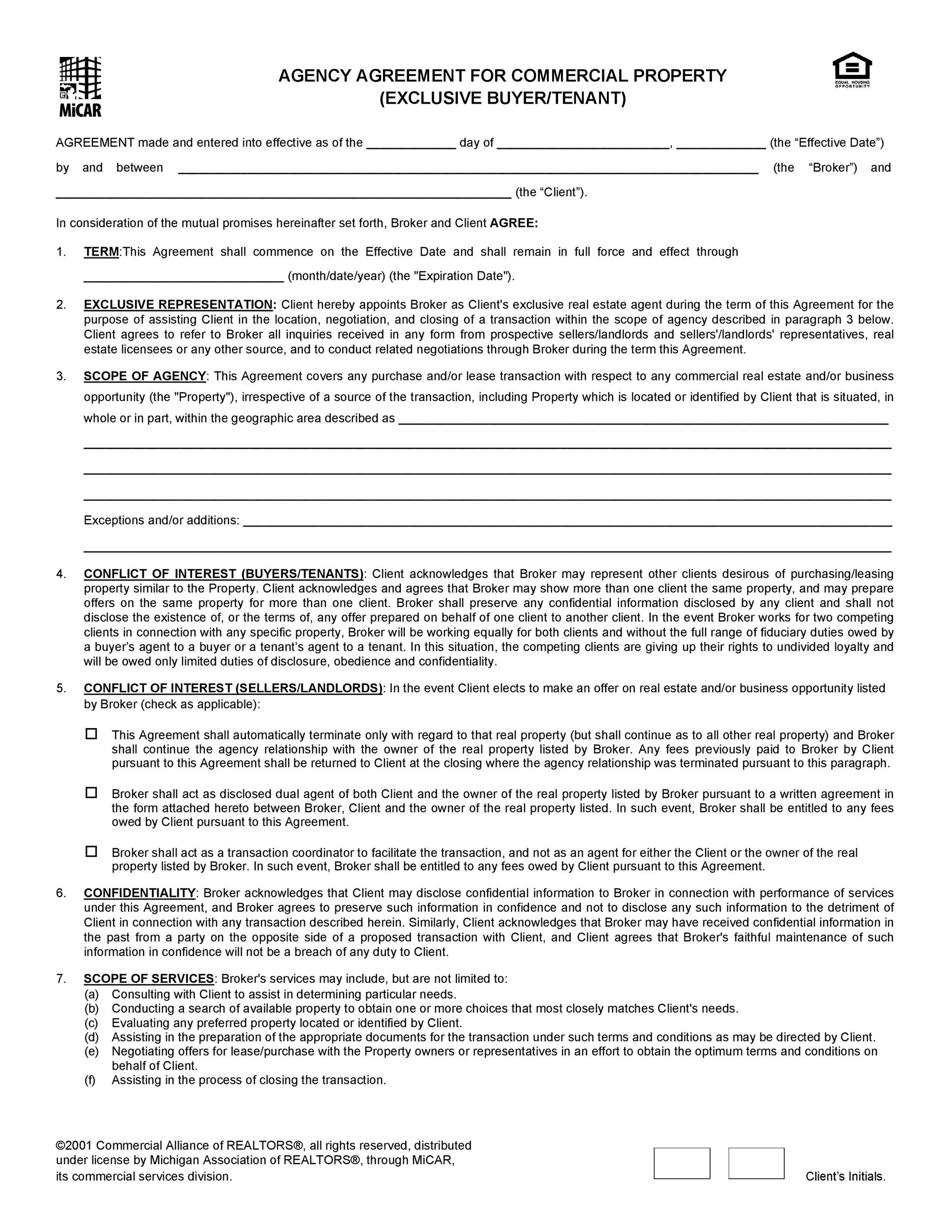 Free agency agreement 47