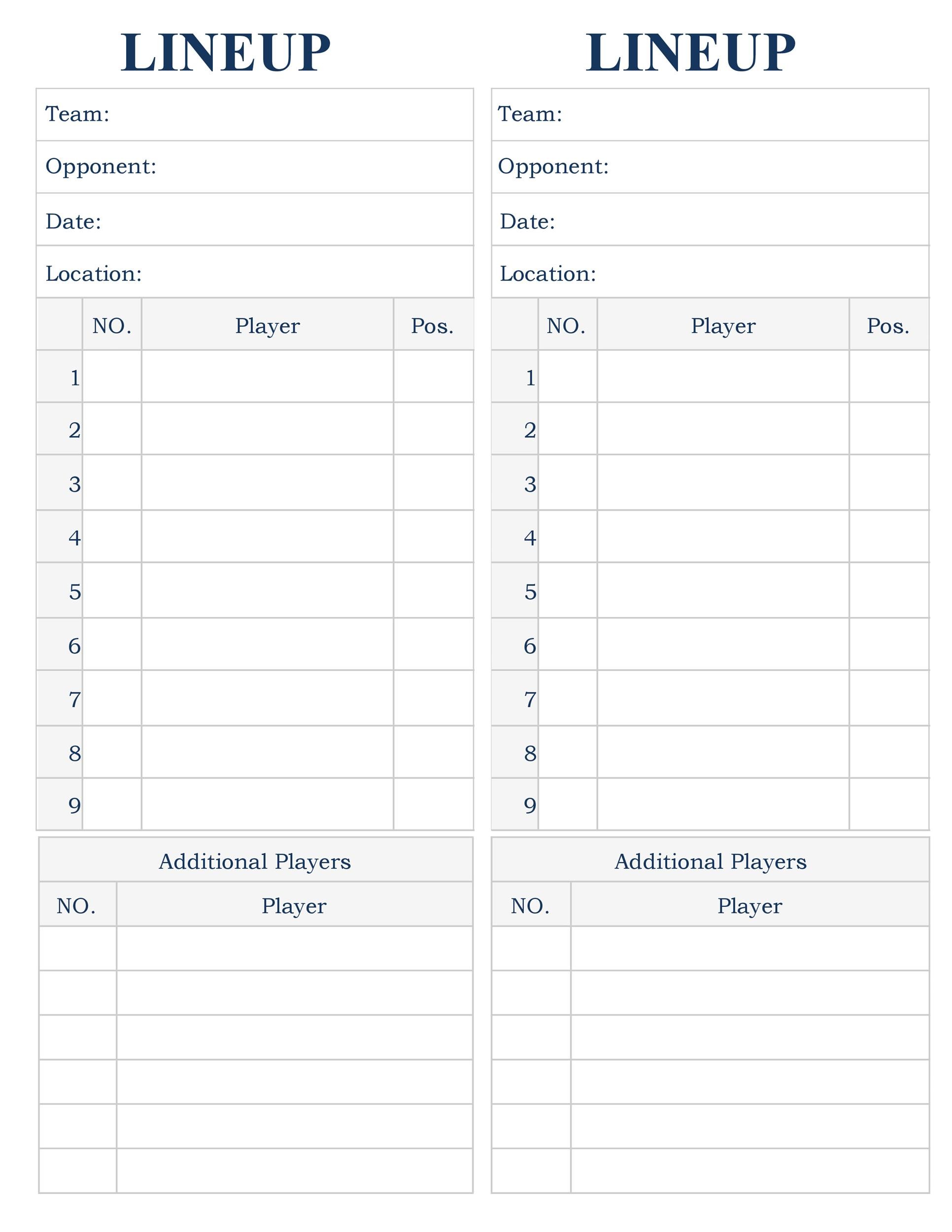Áteresztőképesség akadály tanít baseball lineup card - krabi20you.com Regarding Softball Lineup Card Template