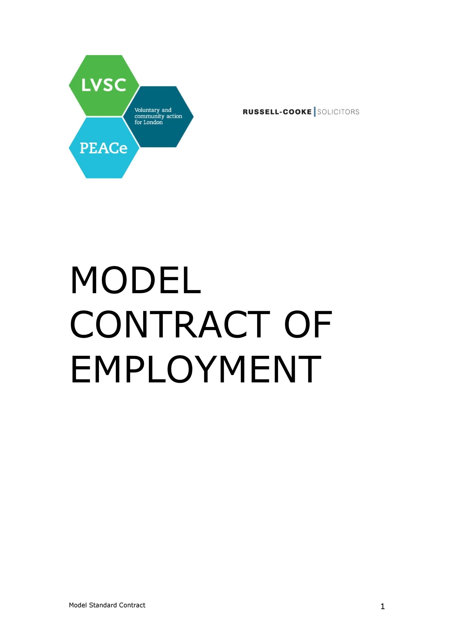 Free employment contract 13