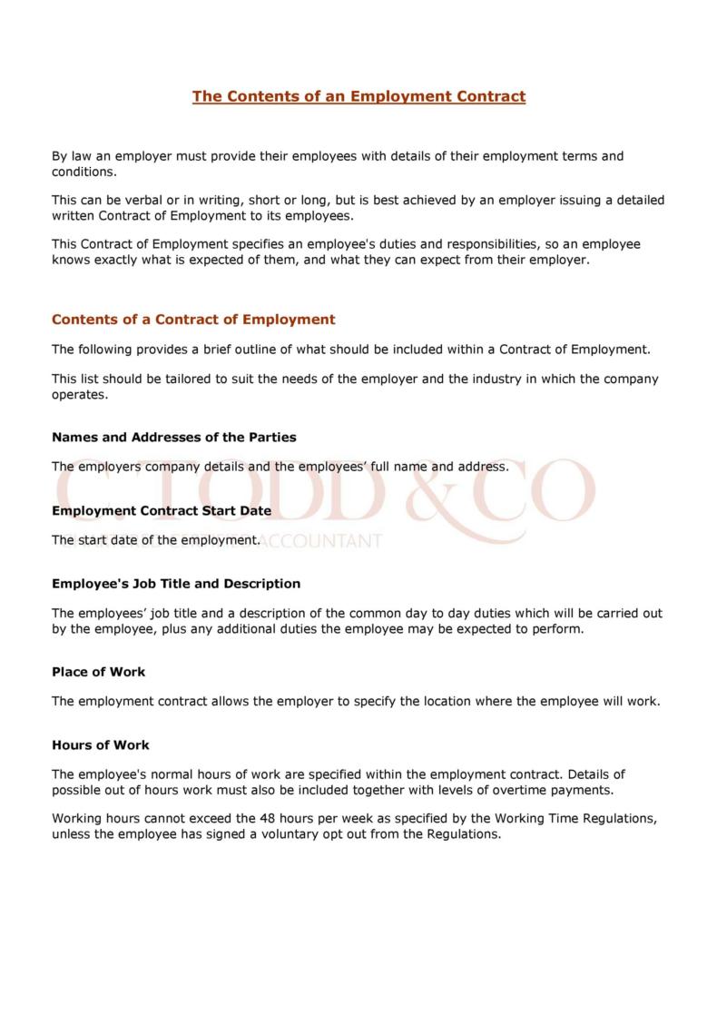 assignment clause employment contract