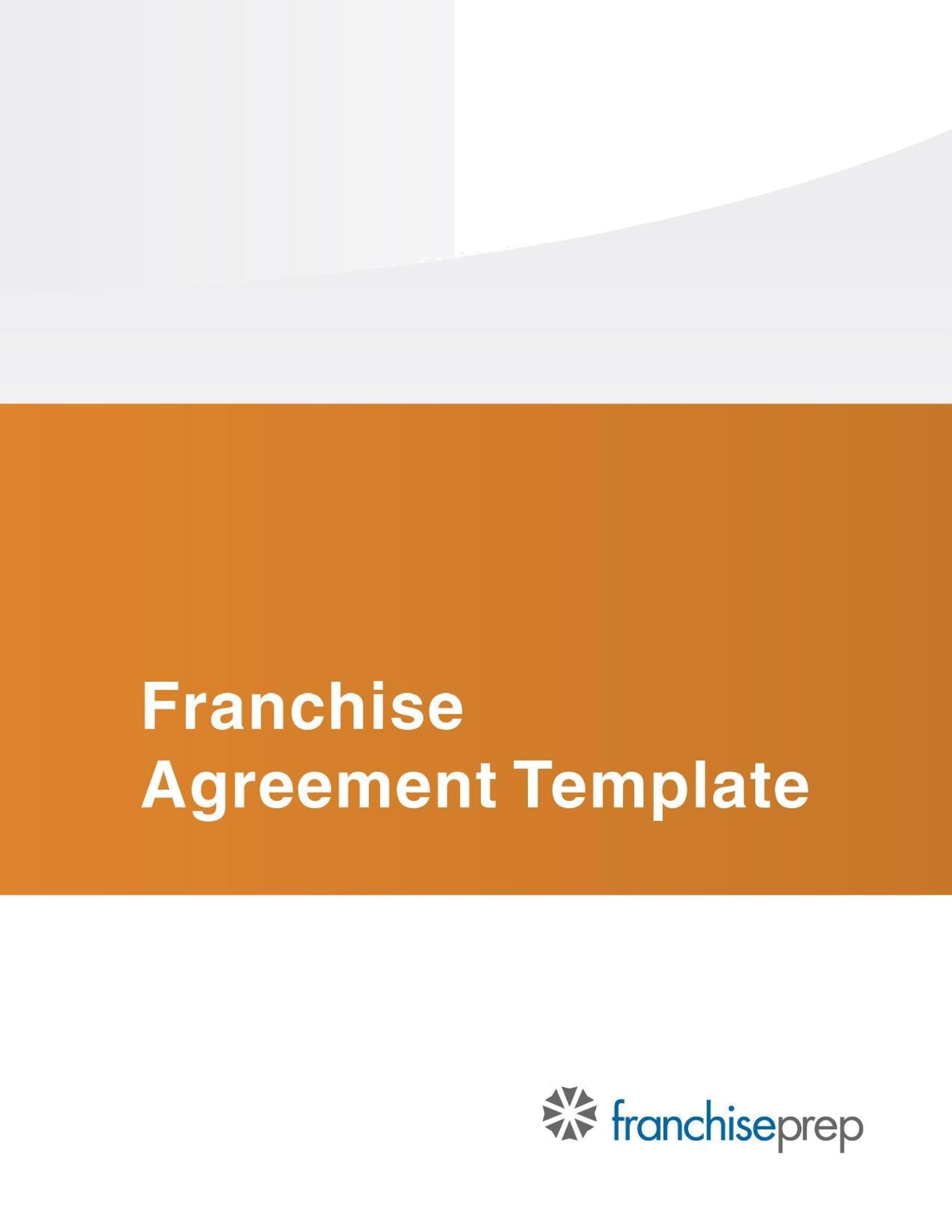 Free franchise agreement 01