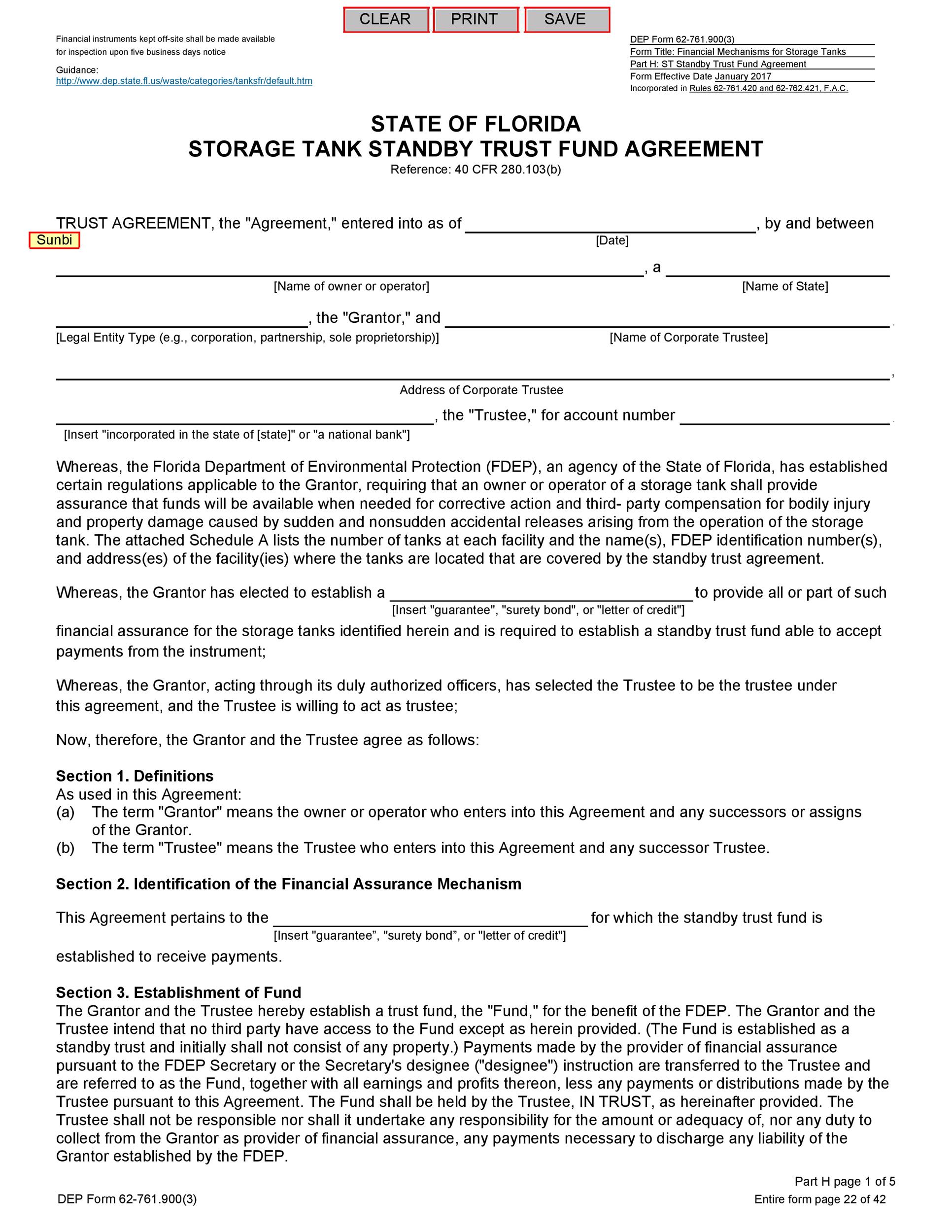 50 Professional Trust Agreement Templates Forms TemplateLab