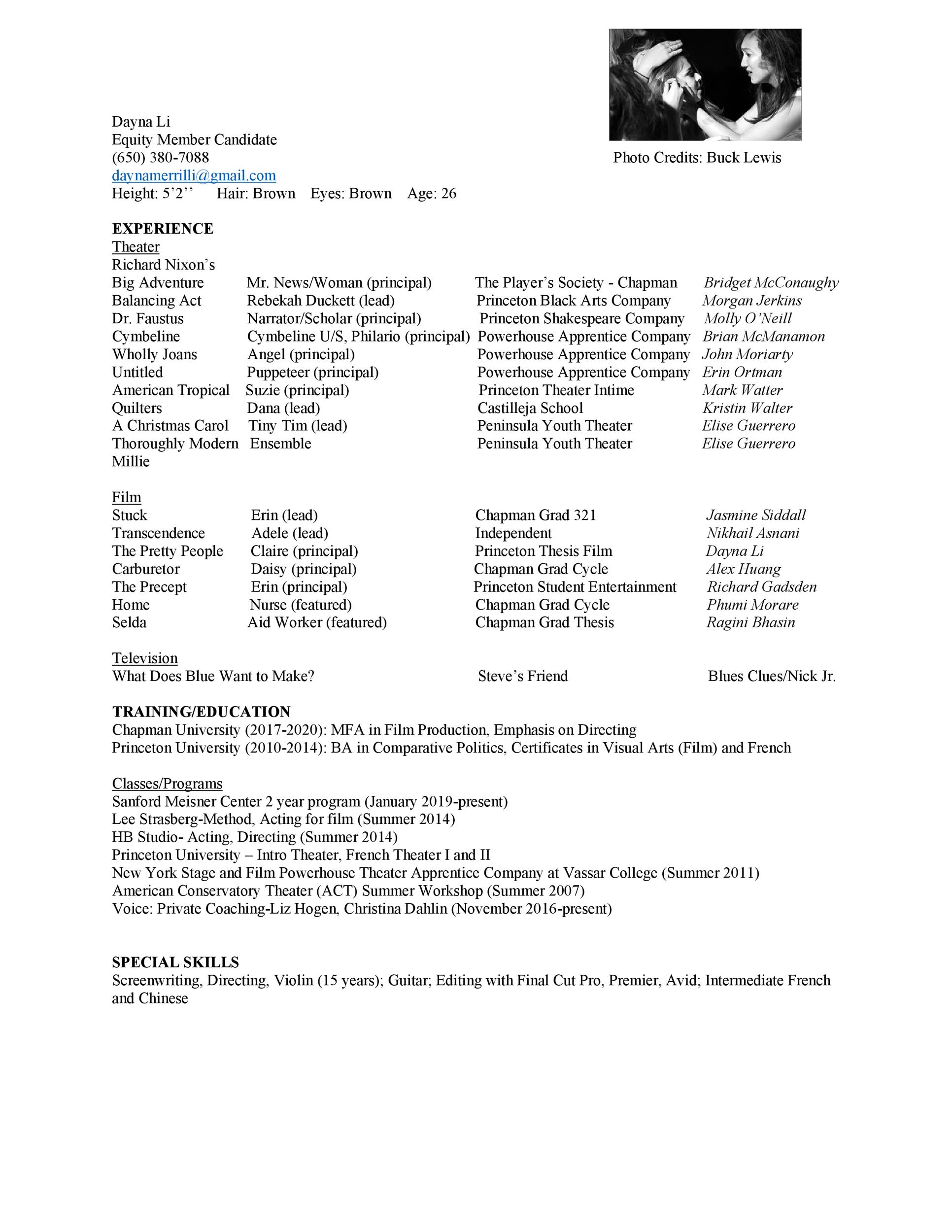 Free acting resume template 18