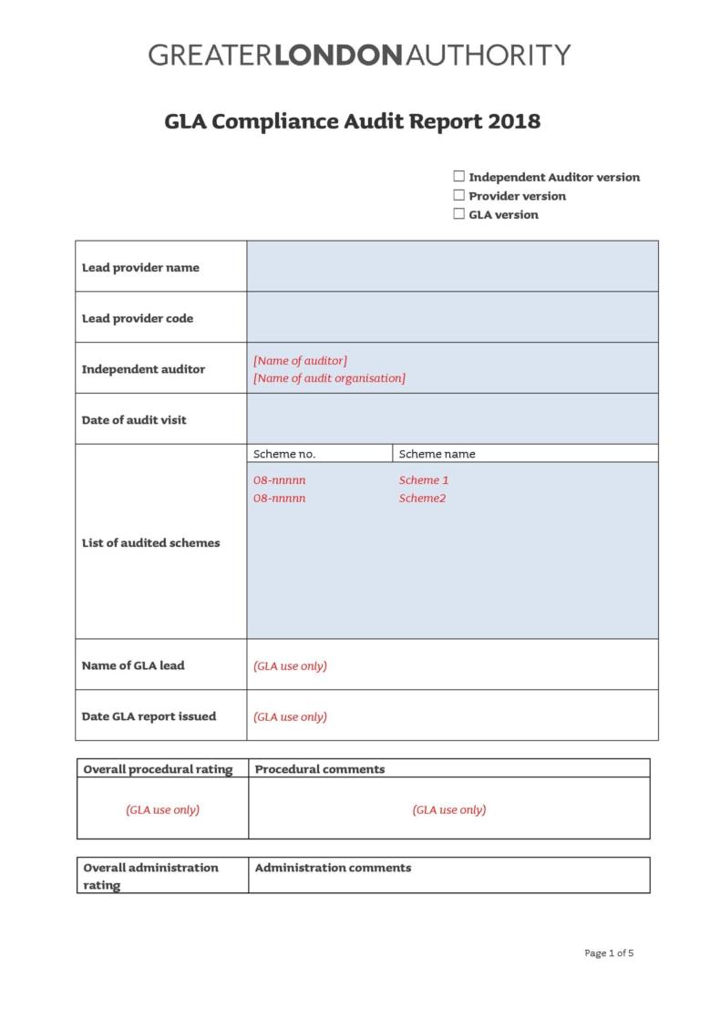 50 Free Audit Report Templates (Internal Audit Reports) ᐅ TemplateLab