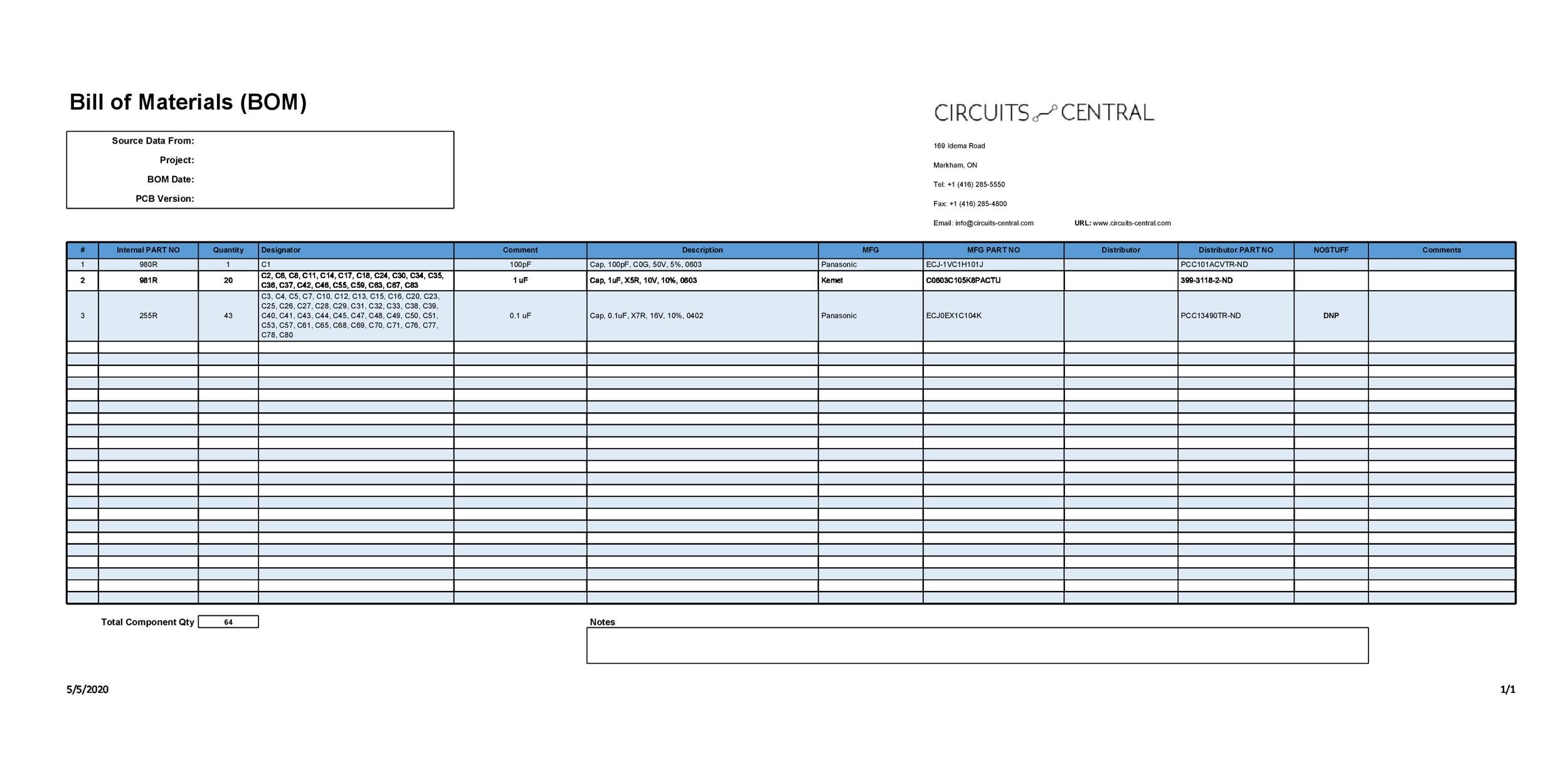 48 FREE Bill Of Material Templates (Excel Word) ᐅ TemplateLab