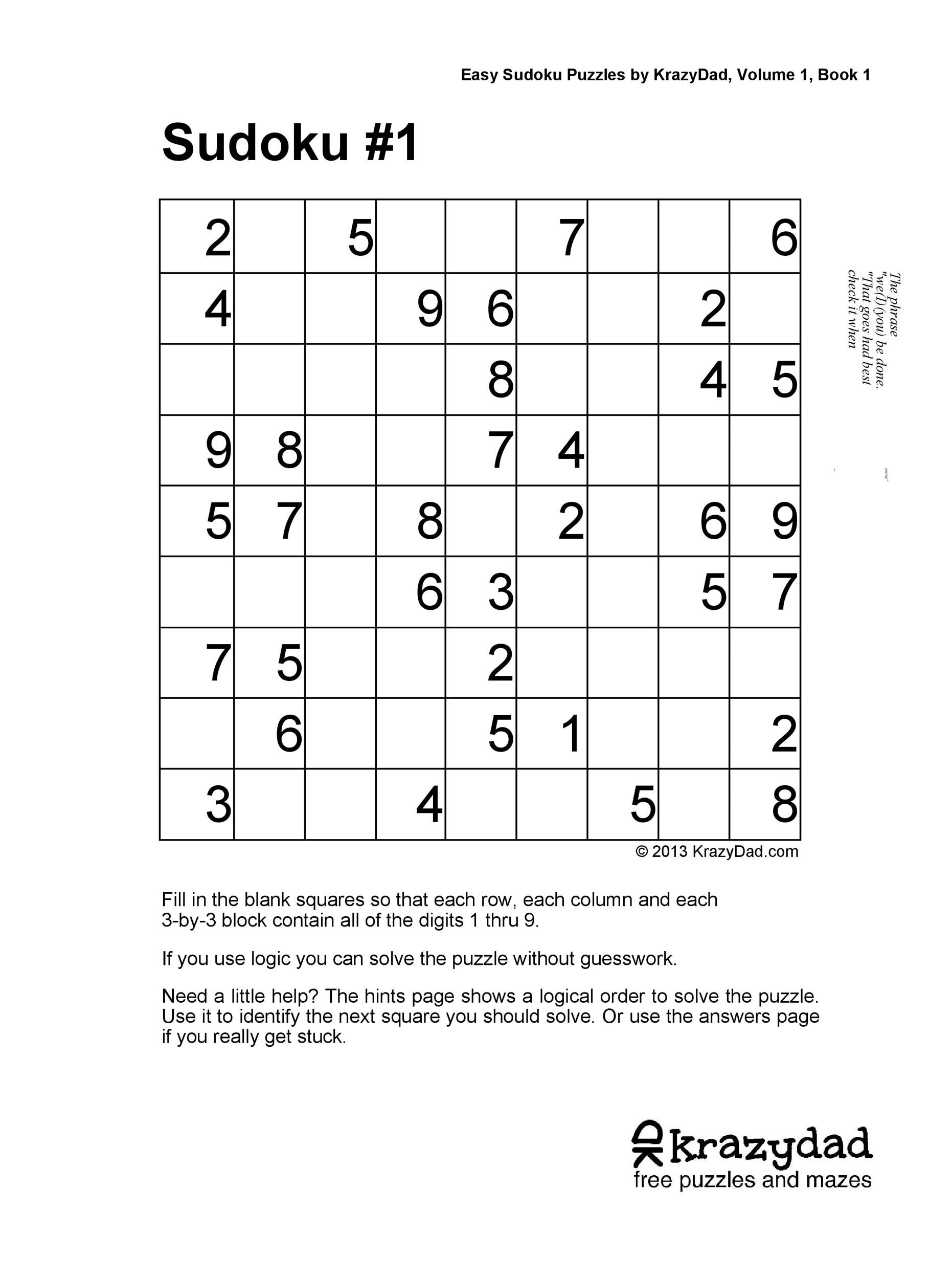50 Blank Sudoku Grids [Free & Printable] ᐅ TemplateLab