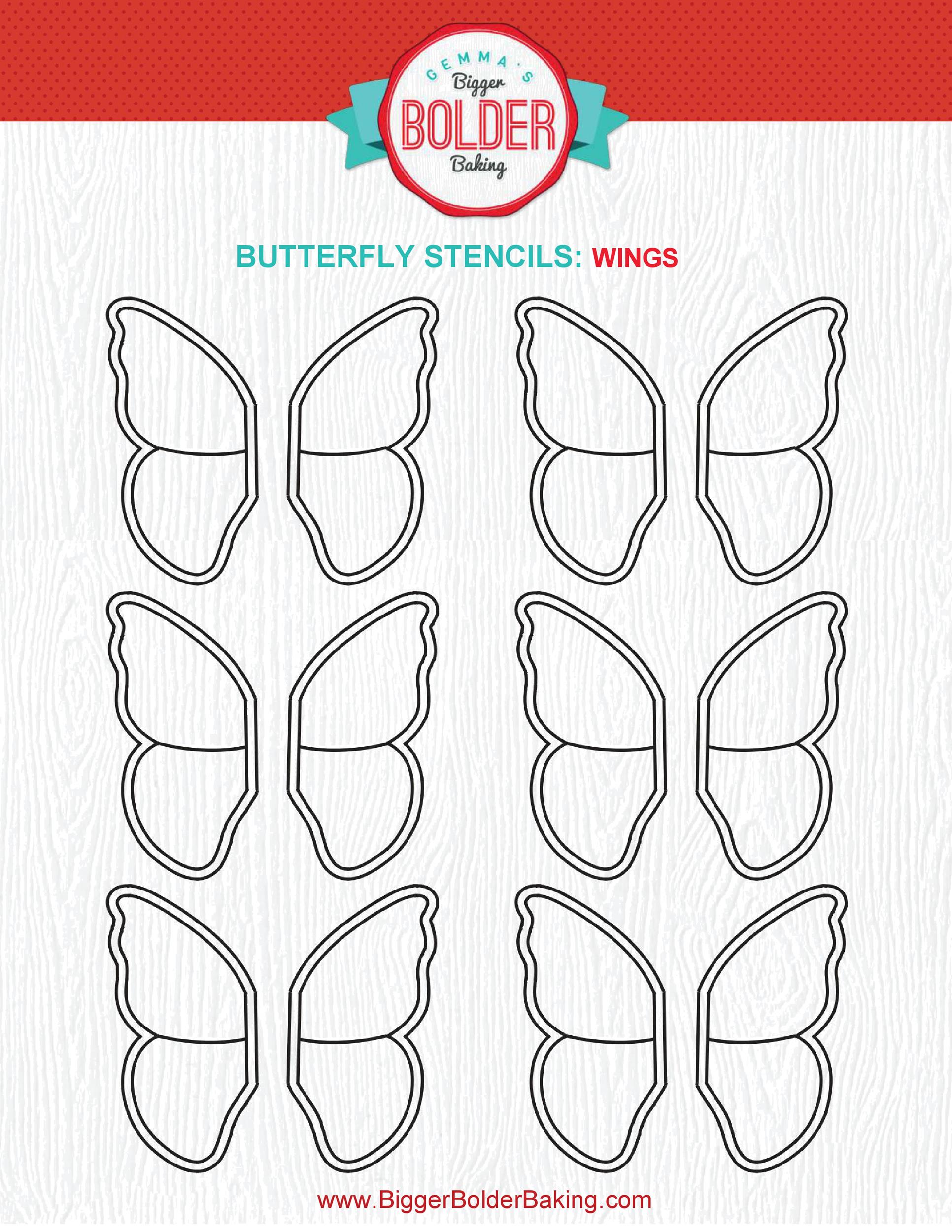 Free butterfly template 21