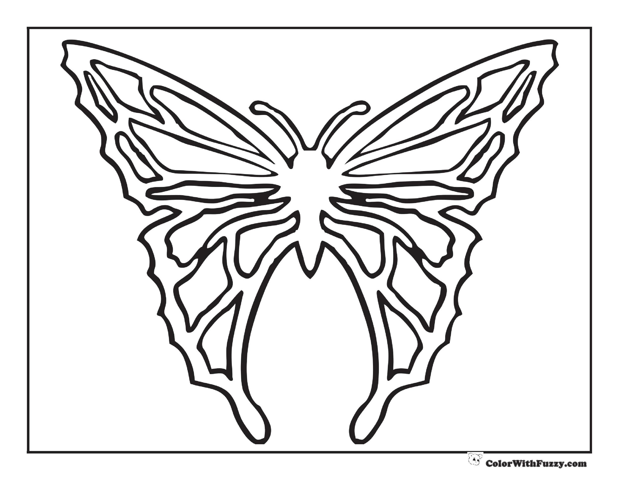 Free butterfly template 38