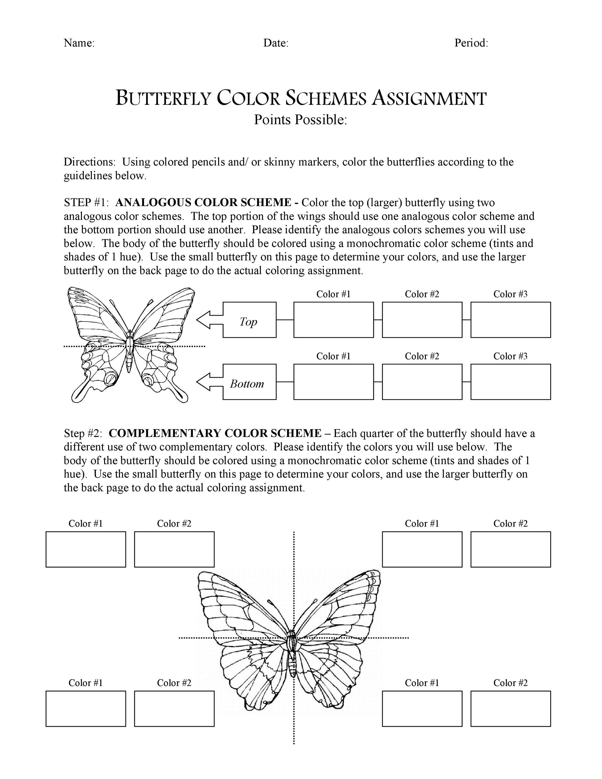 Free butterfly template 41