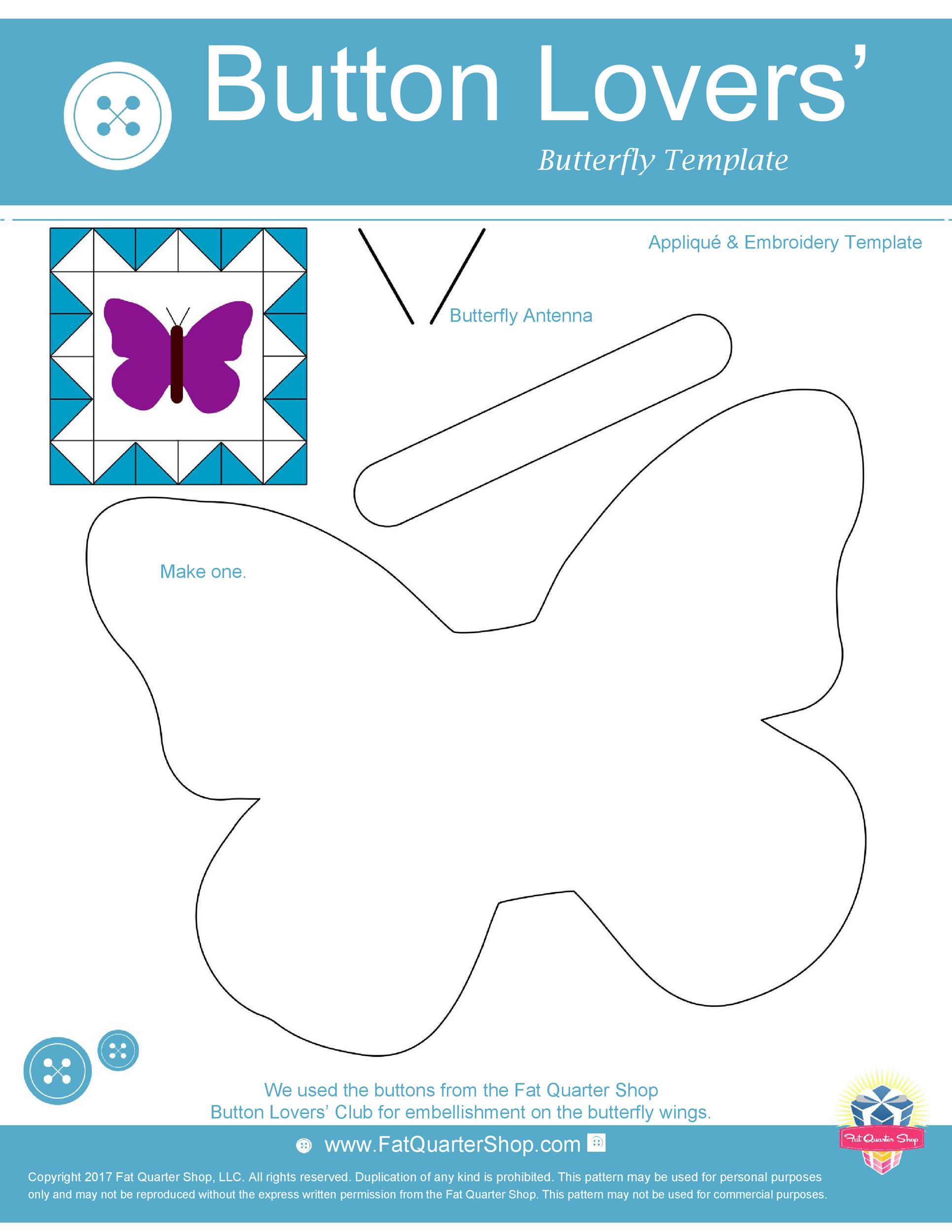 Free butterfly template 46
