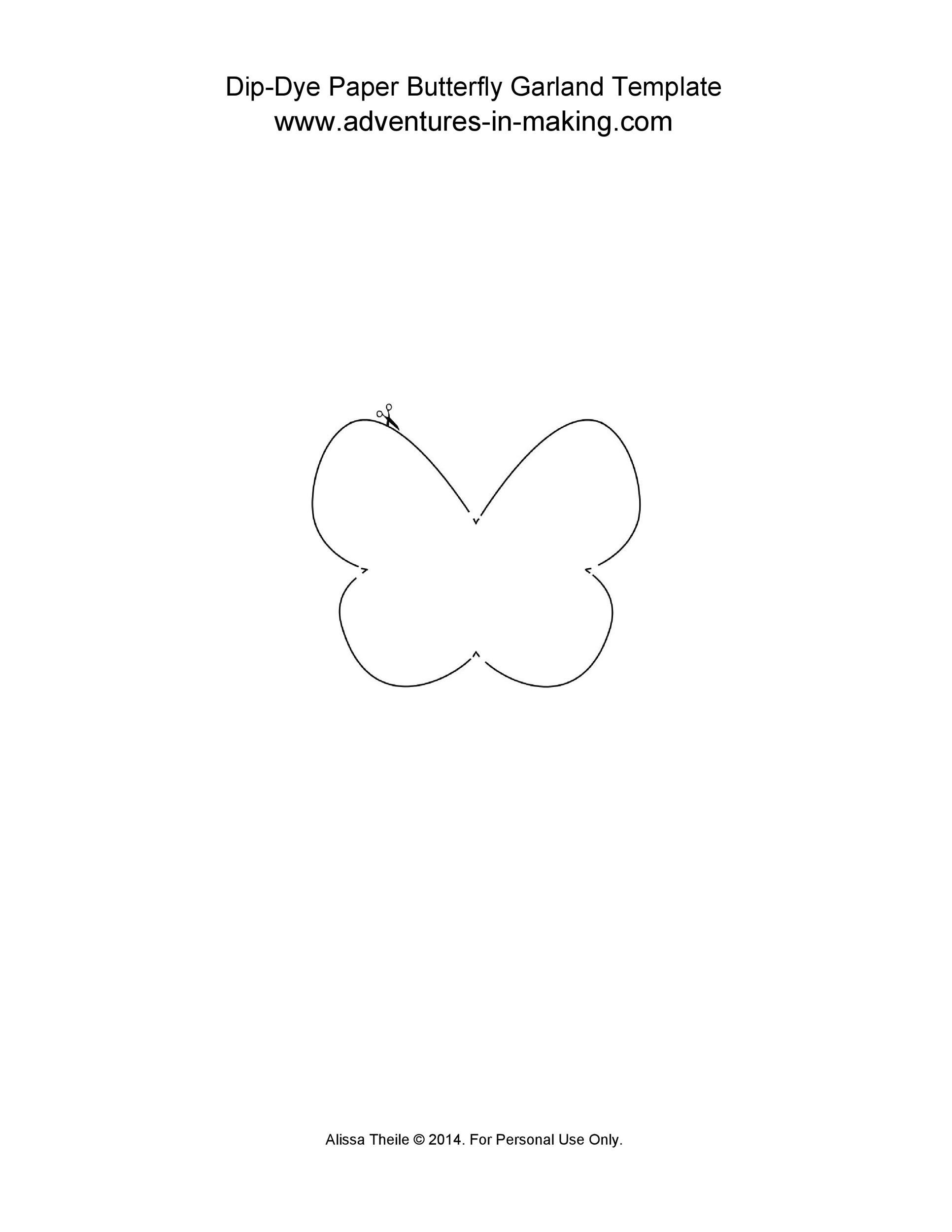 Free butterfly template 47