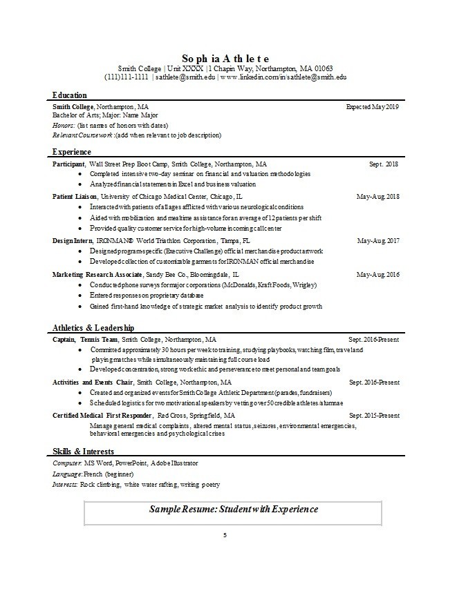 free resume download for students