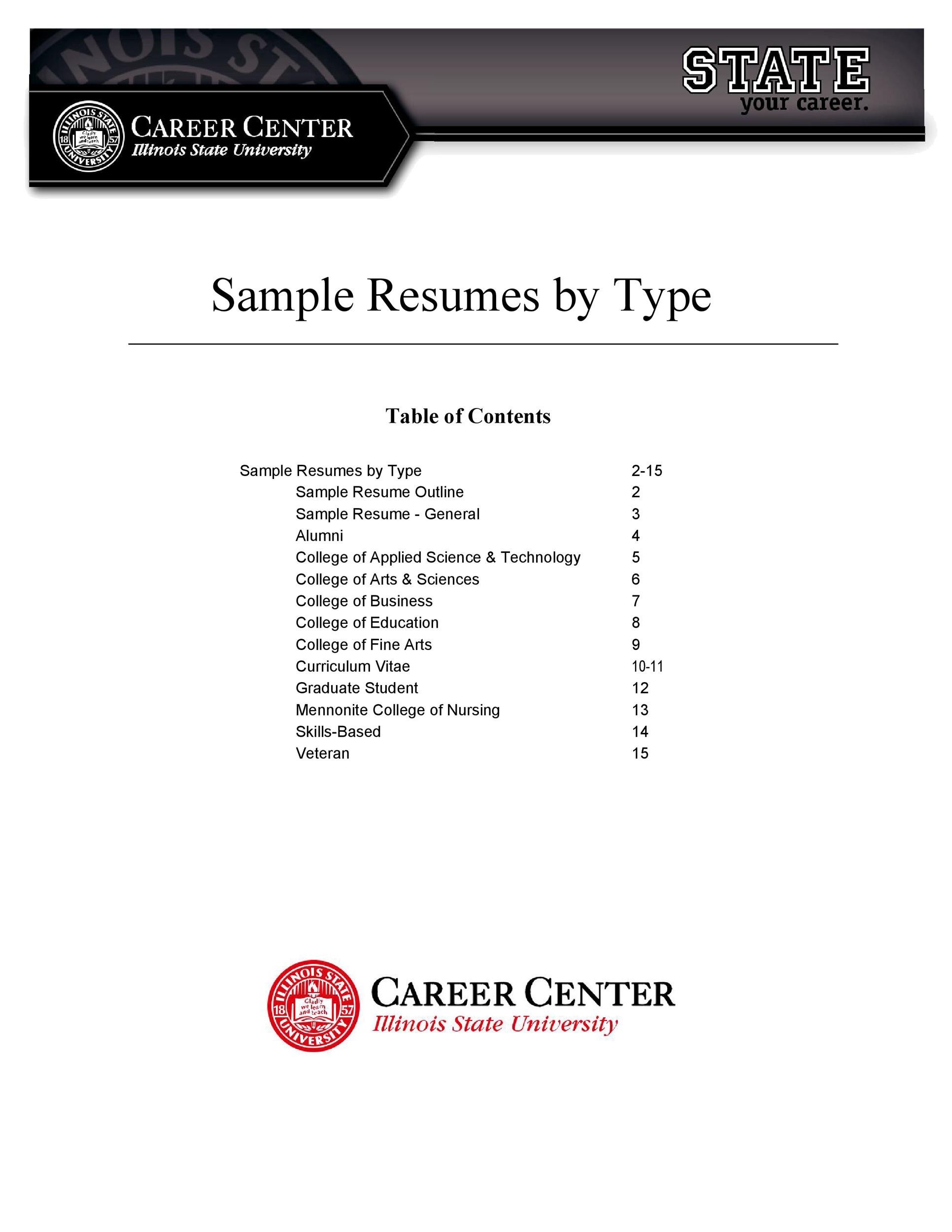 Free college resume template 22