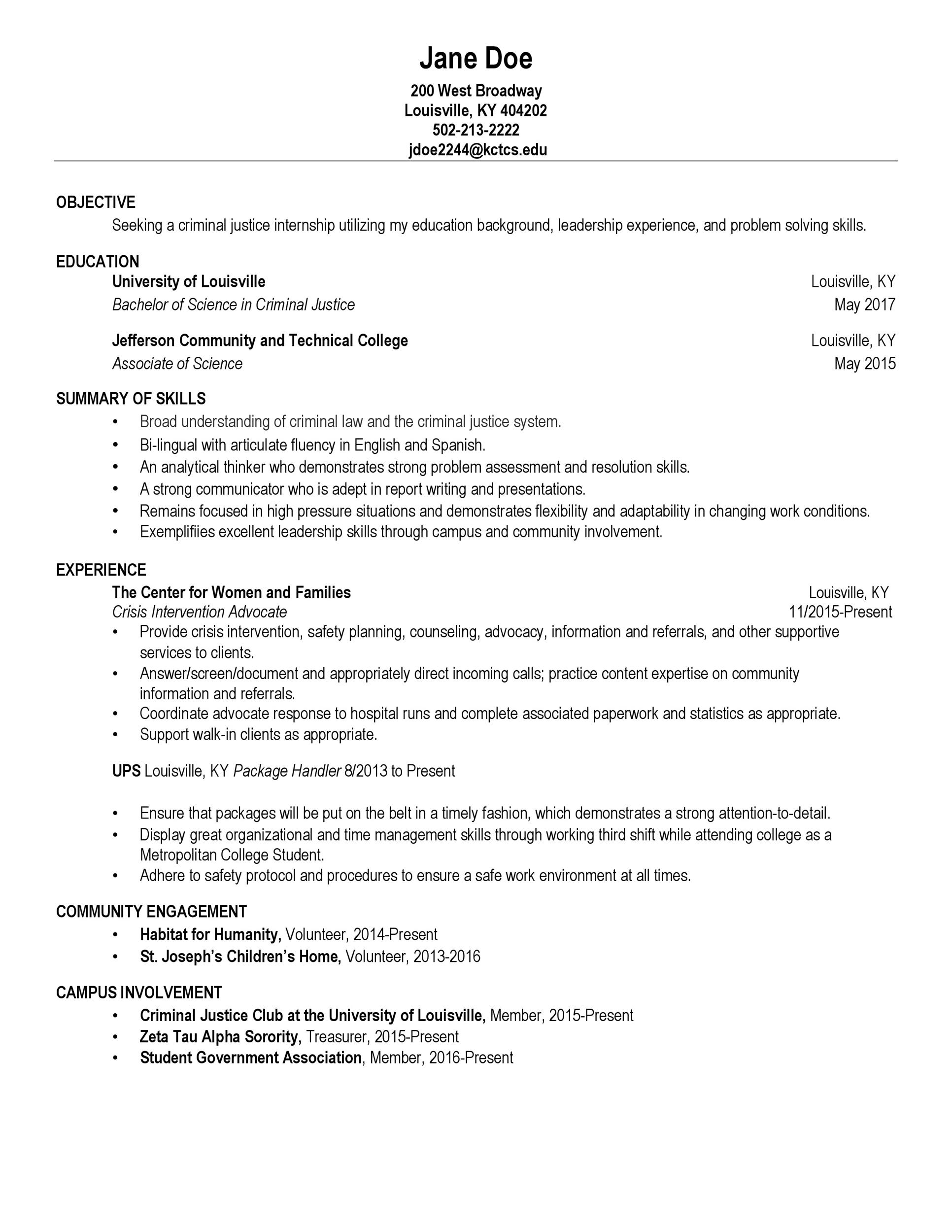 College Student Resume Examples Amp Templates To Use In 2022 Riset