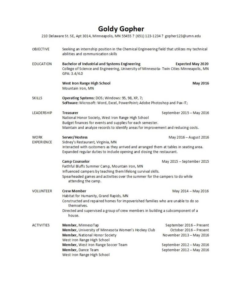 best resume templates for college students