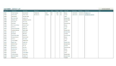 CRM Excel Templates