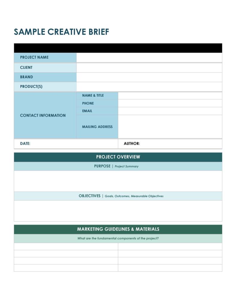 50 Useful Design Brief Templates (Free Creative Brief) ᐅ TemplateLab 50 Useful Design Brief Templates (Free Creative Brief) ᐅ TemplateLab