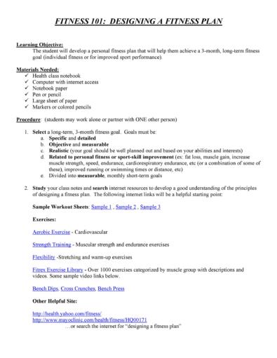 46 Printable Exercise Charts (100% Free) ᐅ TemplateLab