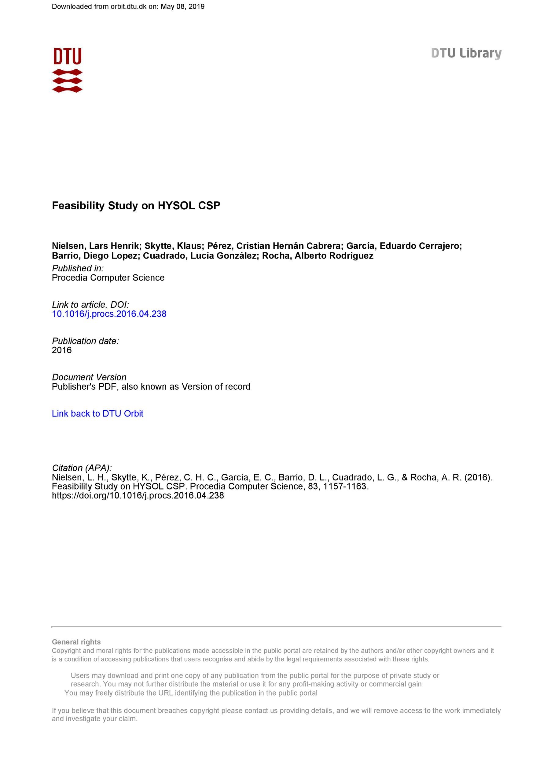 Free feasibility study example 45
